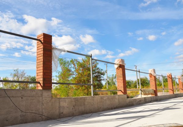 Brick Pillar Installation in Brooklyn