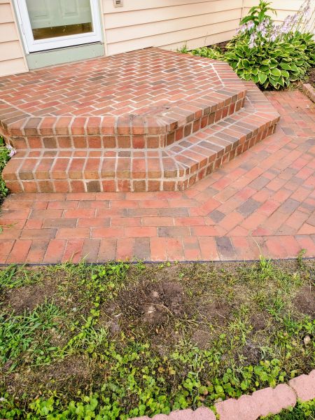 Brick Stoop Repair in Brooklyn